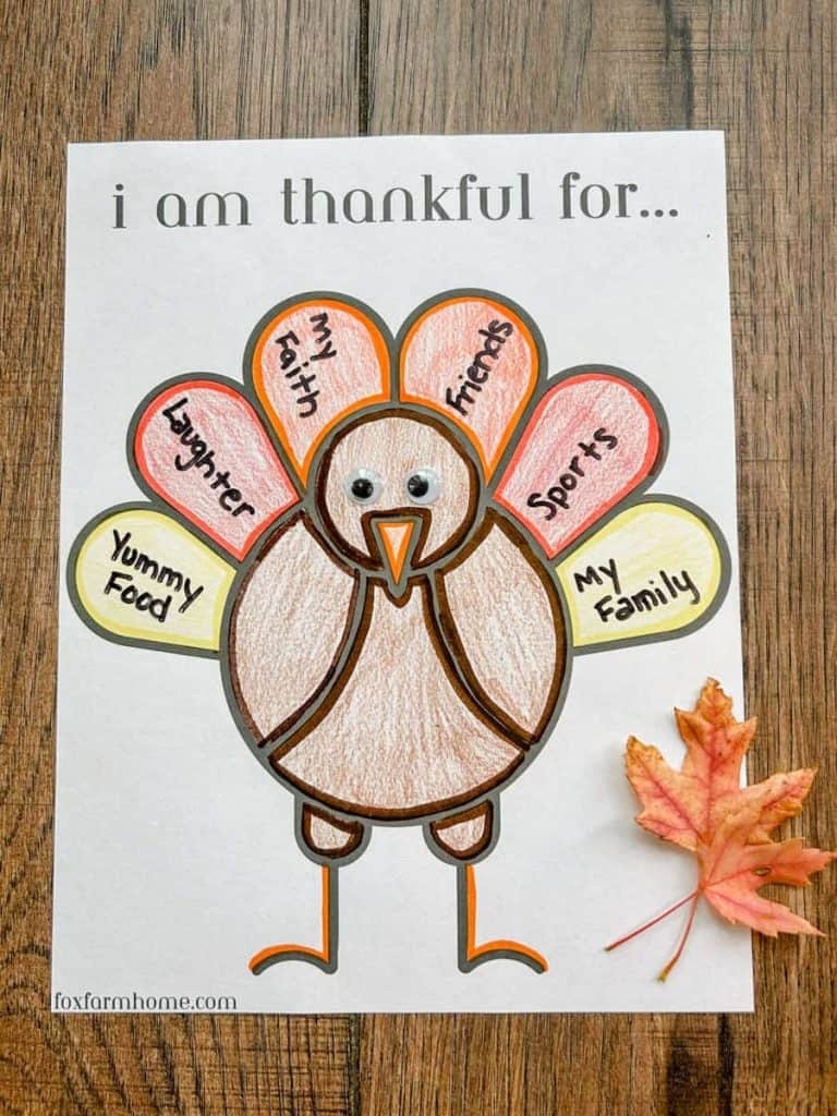 Free Thanksgiving Printables Am Thankful