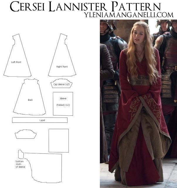 Game Of Thrones Dress Pattern