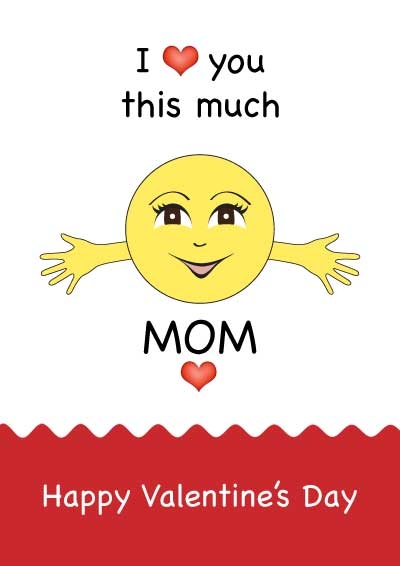 Happy Valentines Day Mom Cute