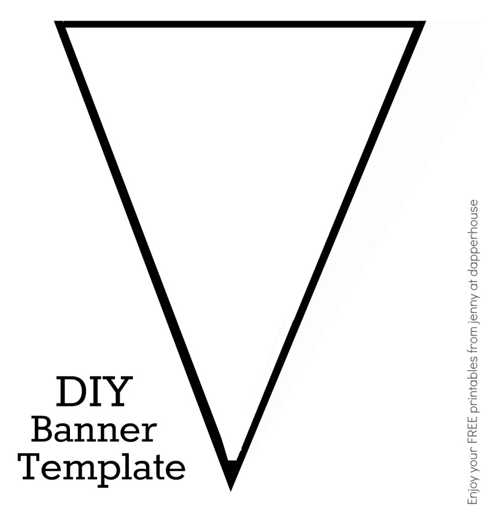 Printable Template For A Banner