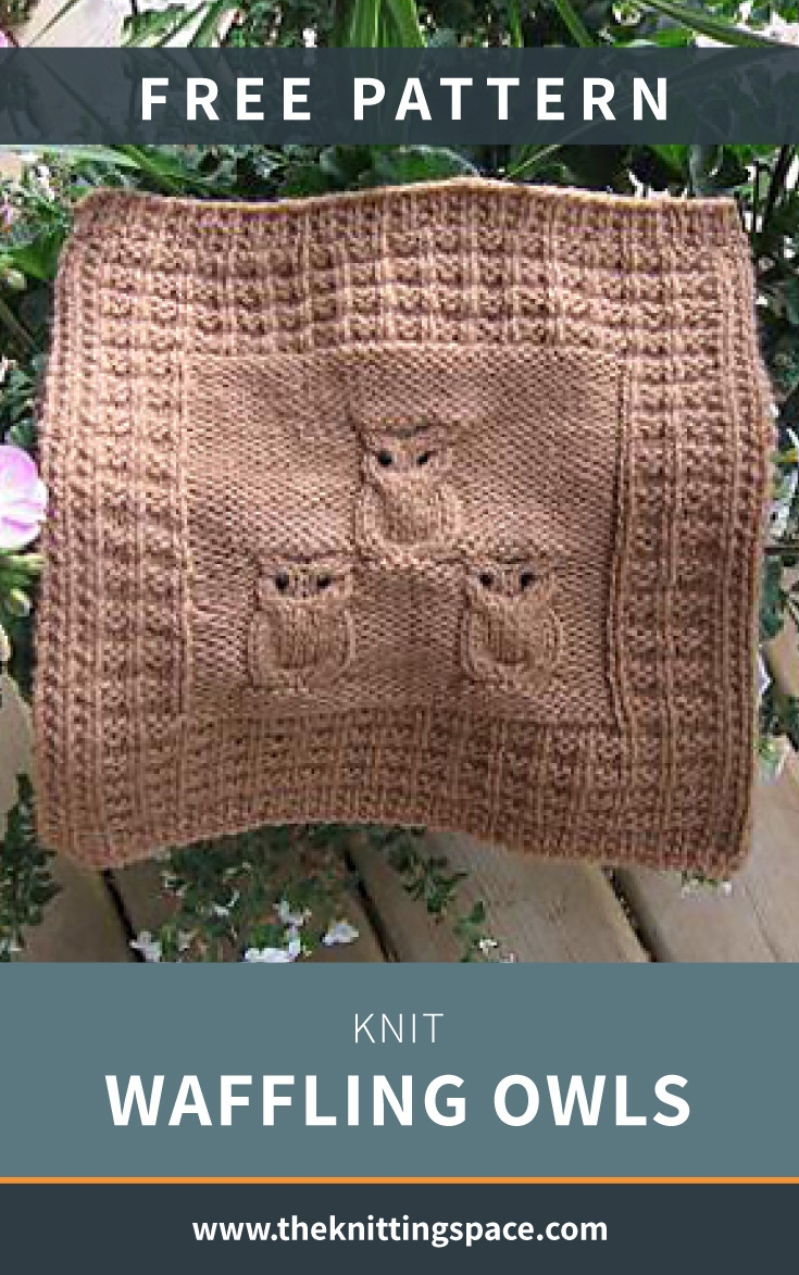 Knit Waffling Owls FREE Knitting Pattern 