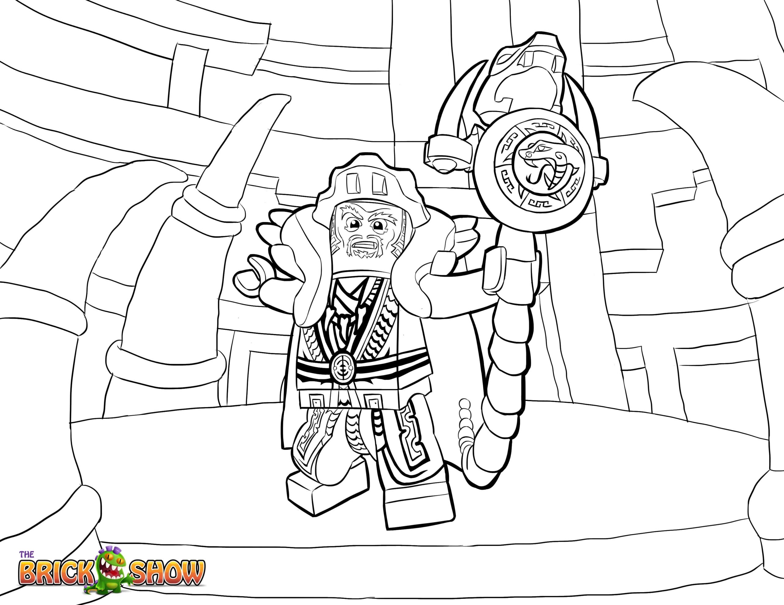 LEGO Ninjago Master Chen Coloring Page Printable Sheet LEGO Ninjago 