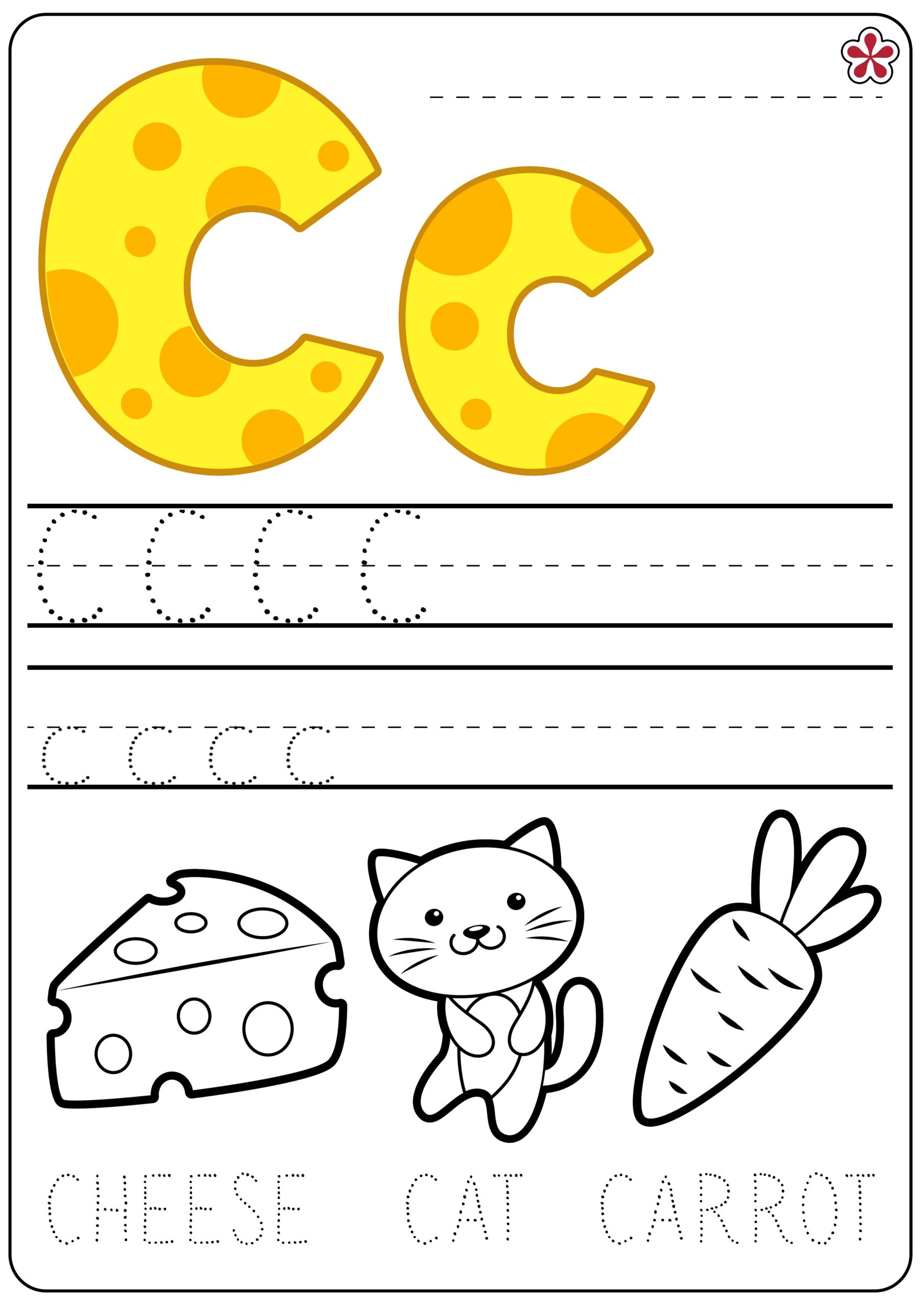 Letter C Printable Worksheets