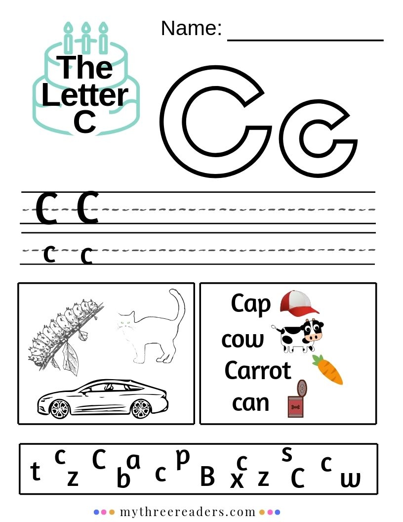 Letter C Worksheets Free Printable