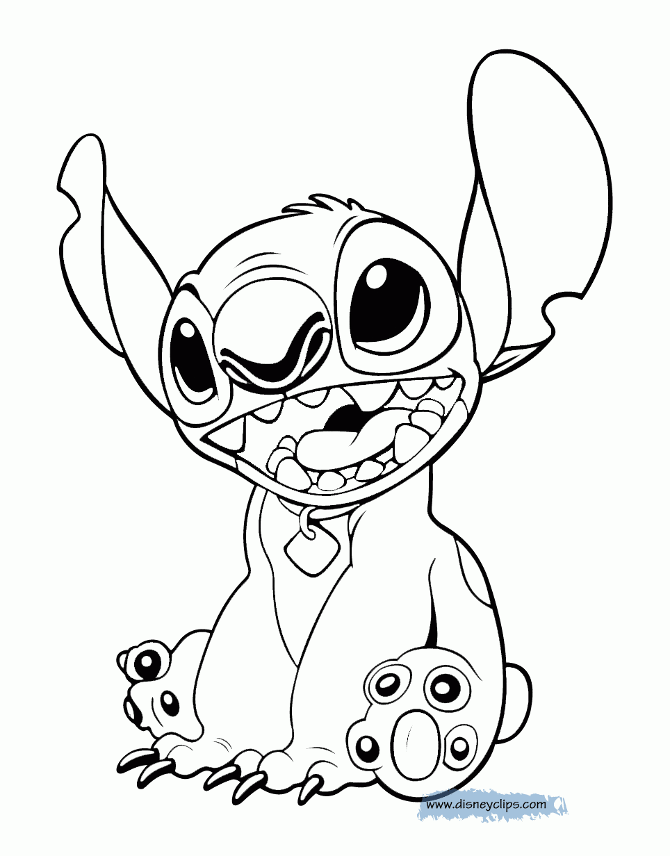 Lilo And Stitch Printable Coloring Pages 2 Disney Coloring Book 