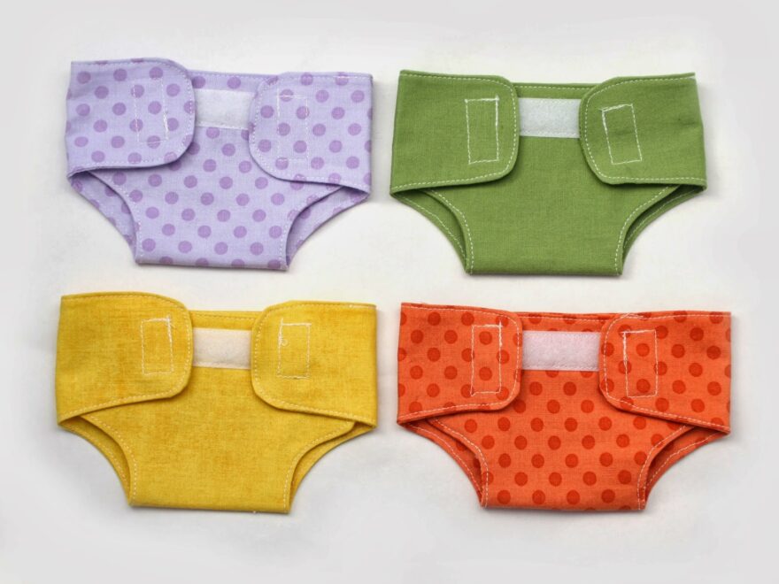 Little Abbee TUTORIAL Doll Diaper Plus Pattern