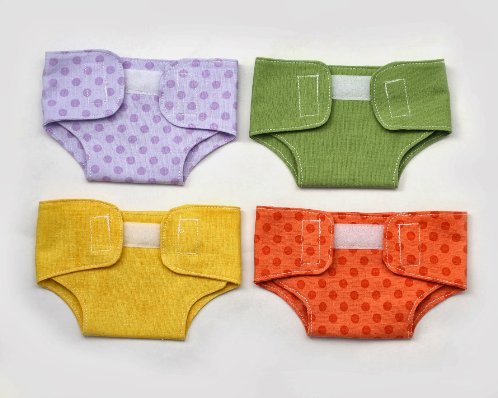 Little Abbee TUTORIAL Doll Diaper Plus Pattern 