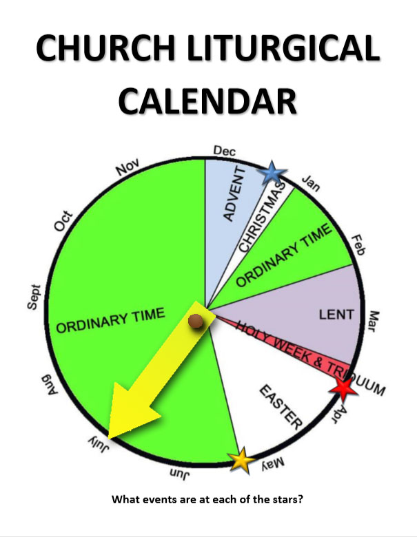 Printable Episcopal Liturgical Calendar With Colors