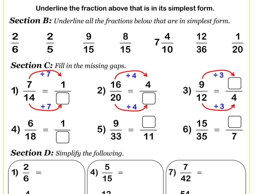 Math Worksheets For 7Th Graders Free Printable