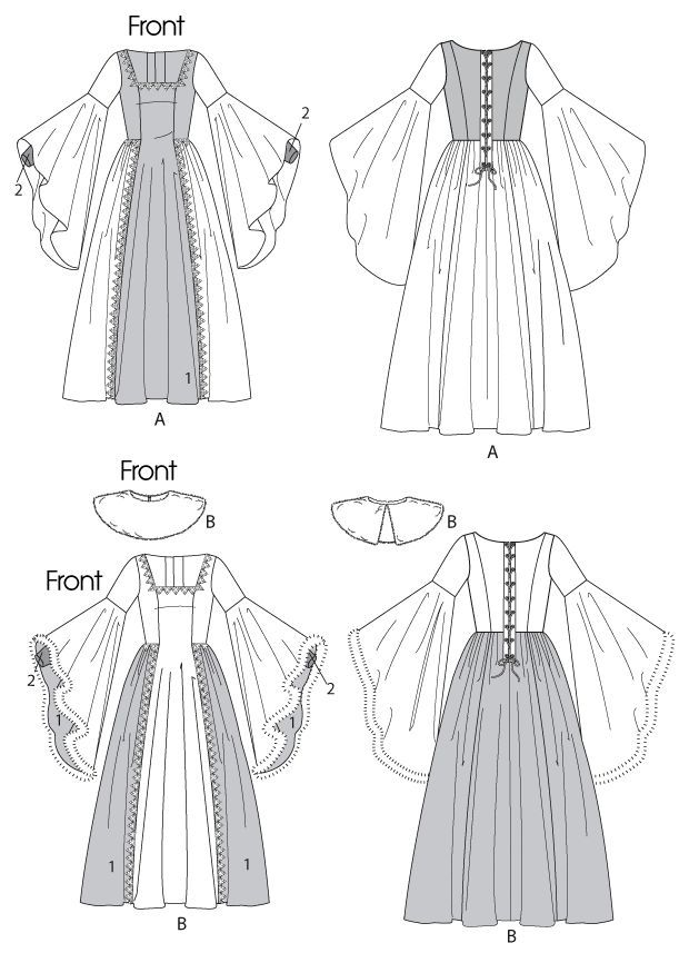 Medieval Clothing Patterns Free Web 100 Best Medieval Dress Pattern 