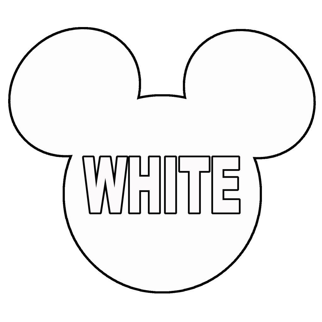 Mickey Mouse Printable Template