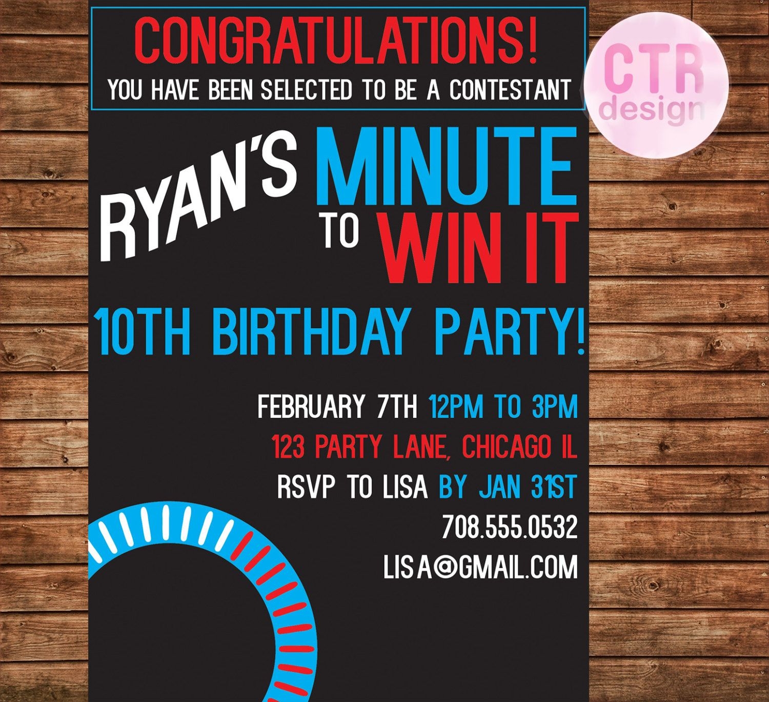 Minute To Win It Free Printable Invitations Free Templates Printable
