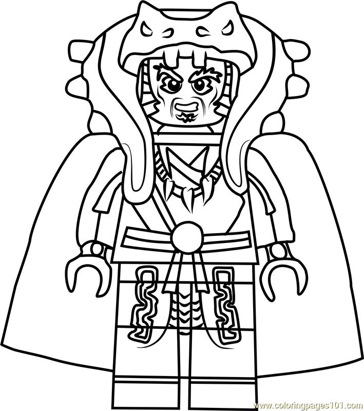 Ninjago Chen Coloring Page For Kids Free Lego Ninjago Printable 