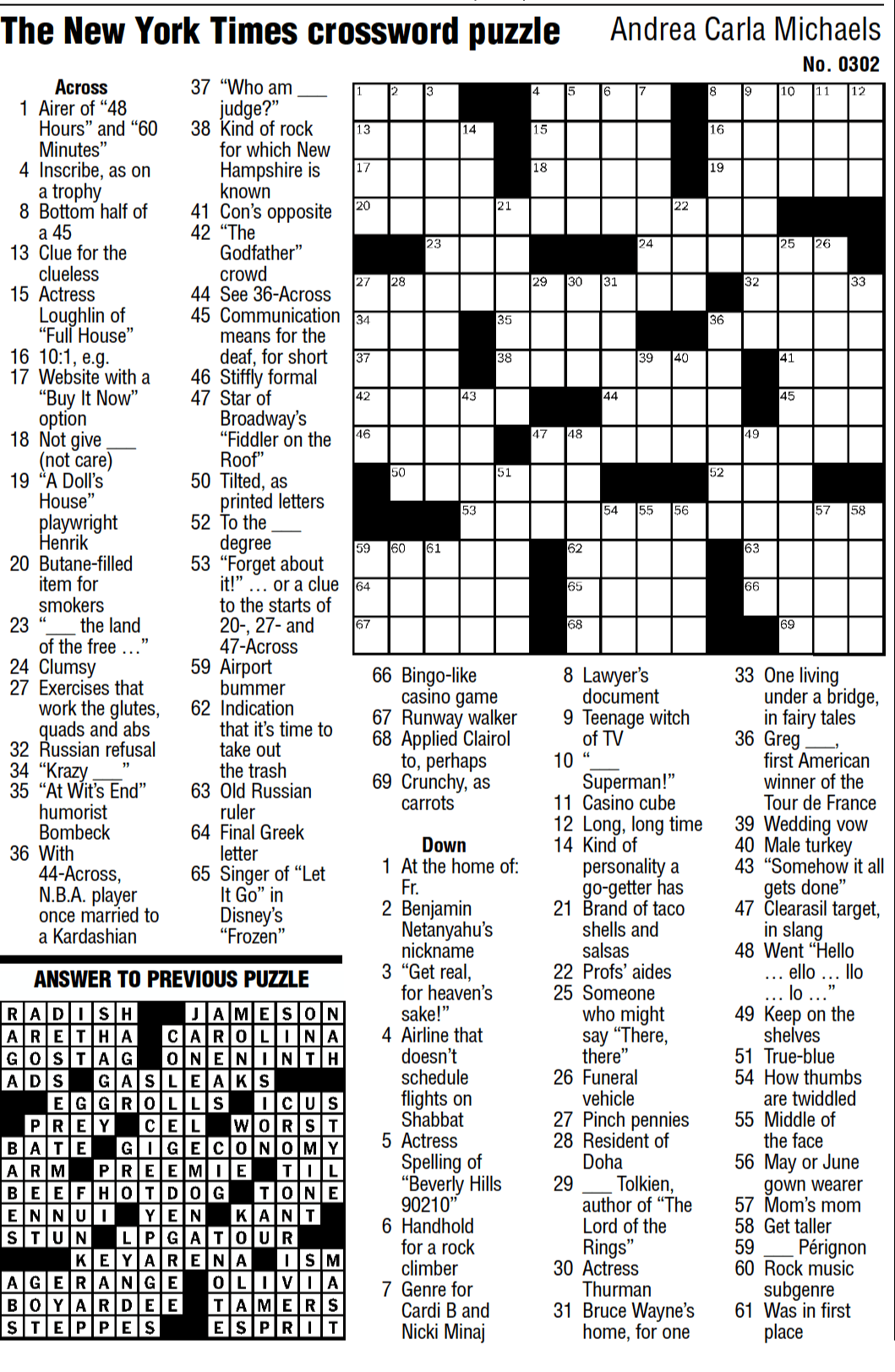 Nyt Crossword June 6 2025 Marcus R Langton