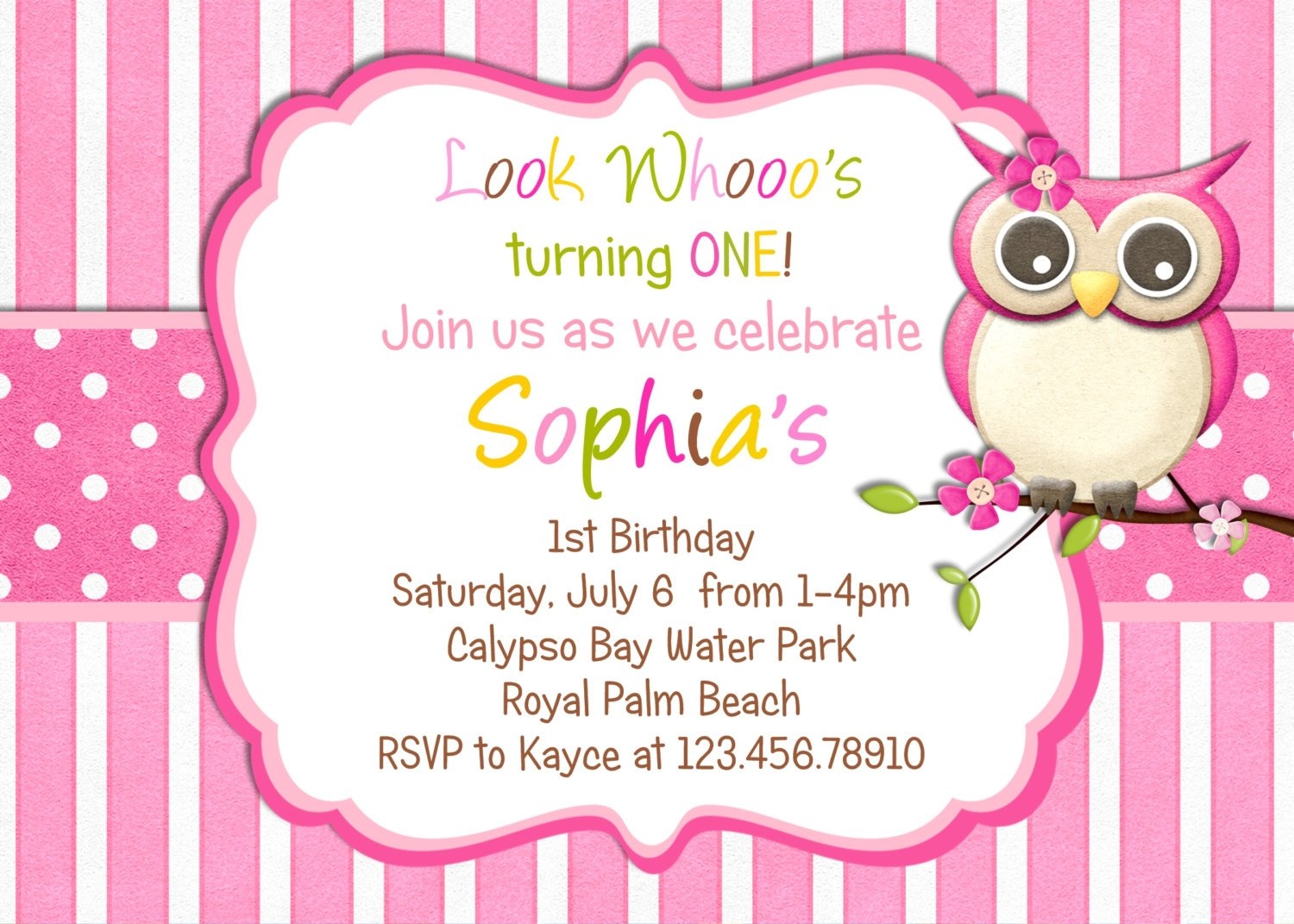 Owl Birthday Party Invitations Bagvania FREE Printable Invitation 