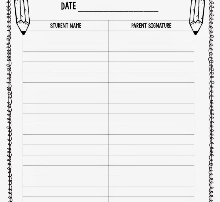 Parent Teacher Conference Form Free Printable