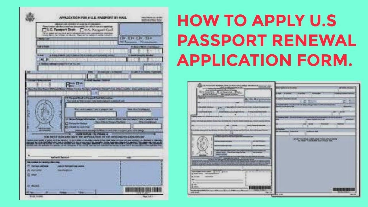 Passport Renewal Form Us Post Office Printable Form 2024