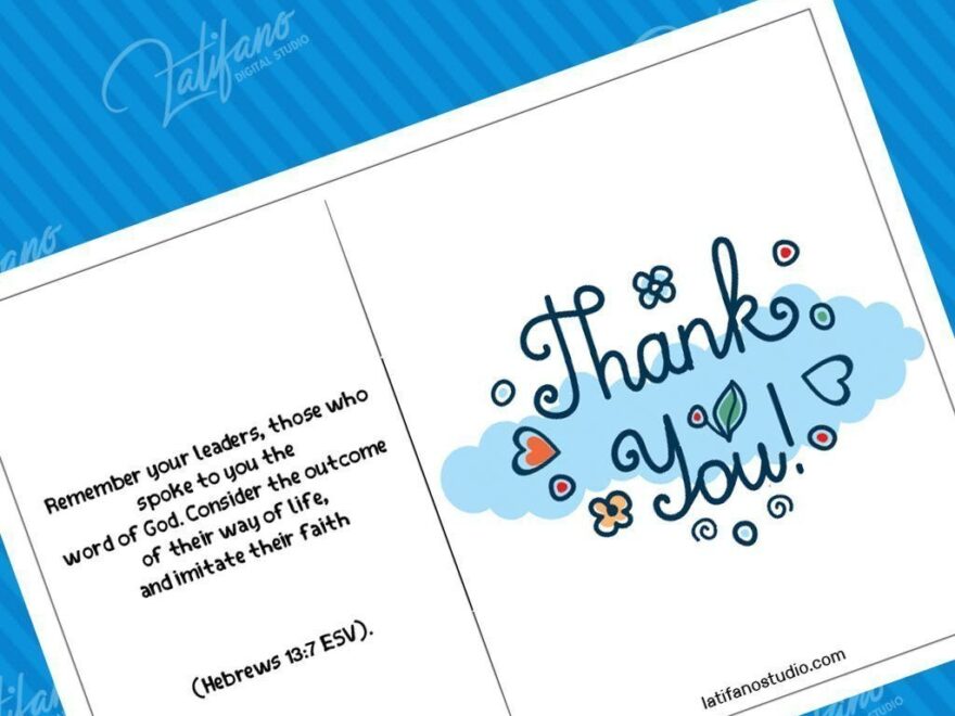 Pastor Appreciation Cards Free Printable Free Printables And Worksheets