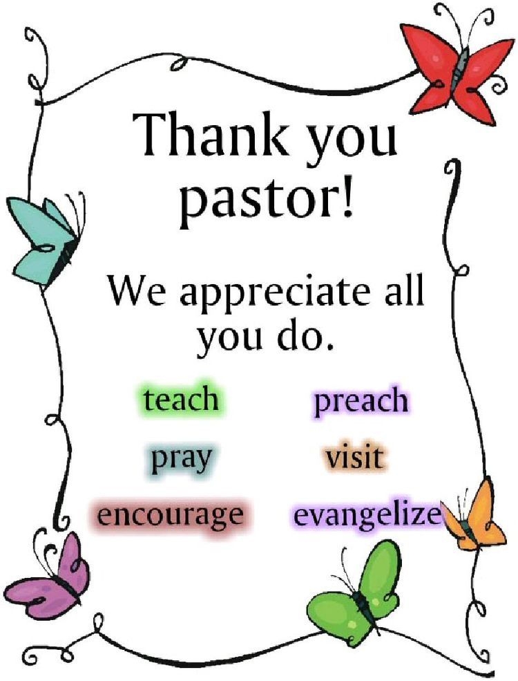 Pastor Appreciation Printable Cards