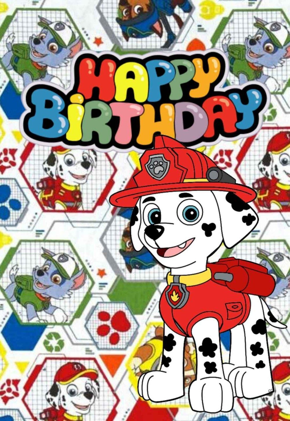 Paw Patrol Birthday Cards Free Printable