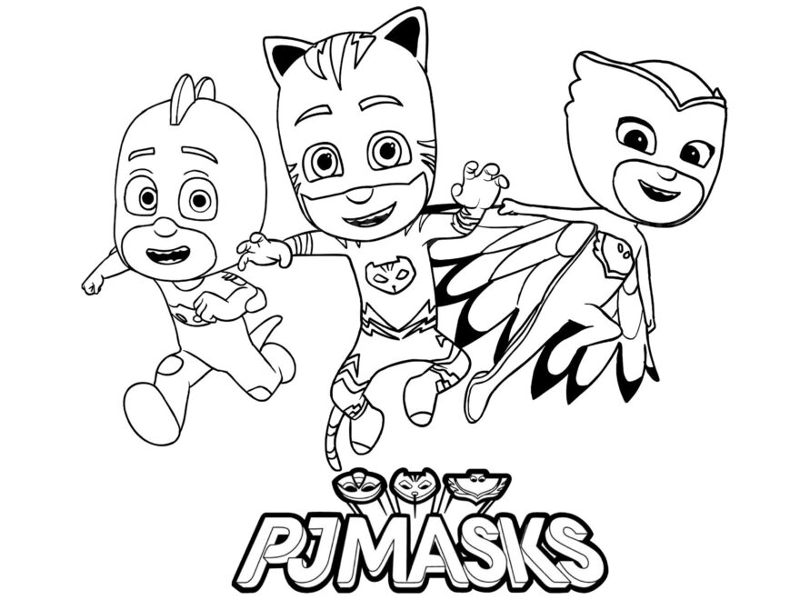 Pj Masks For Children PJ Masks Kids Coloring Pages