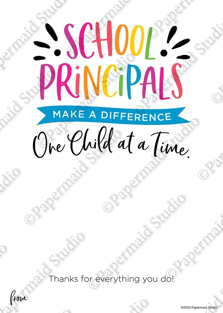 Principal Appreciation Gift Principal Gift Card Holder Principal Thank 