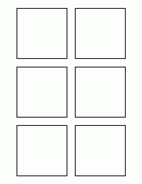 Printable 3 Inch Square Template