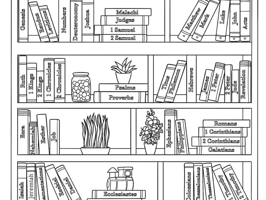 Printable Books Of The Bible Coloring Pages