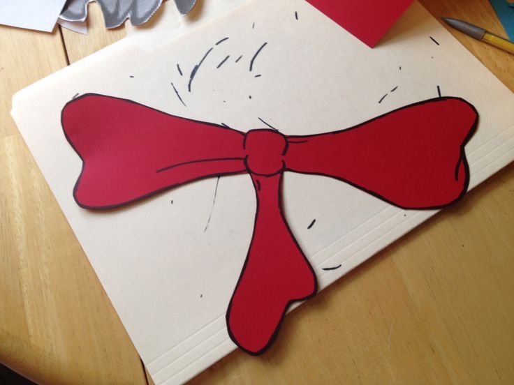 Printable Cat In The Hat Bow Tie