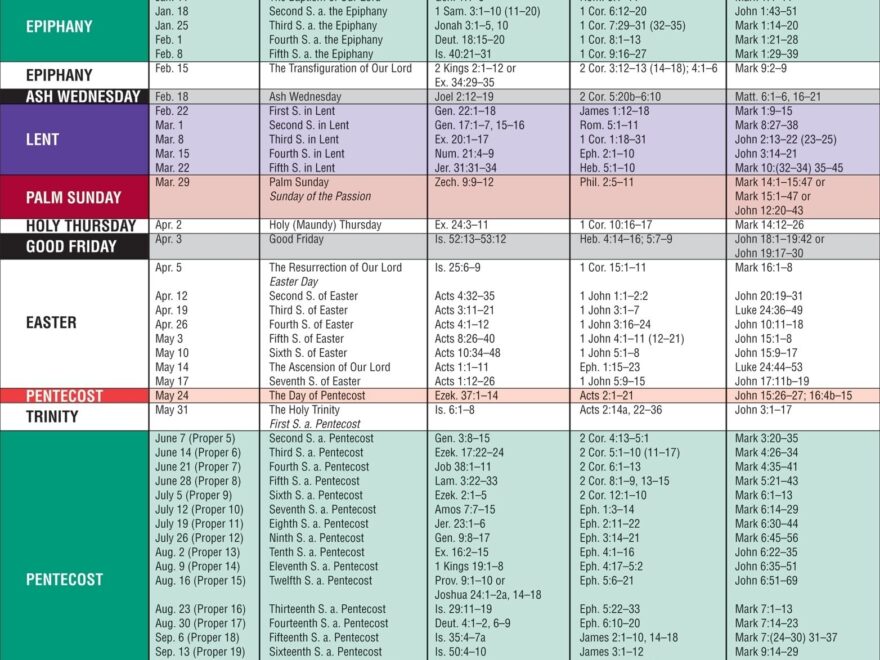 Printable Catholic Liturgical Calendar 2025 Cameron Fitchett