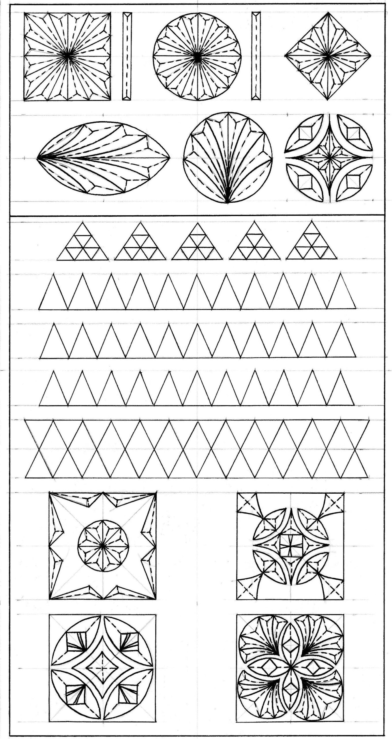 Printable Chip Carving Patterns