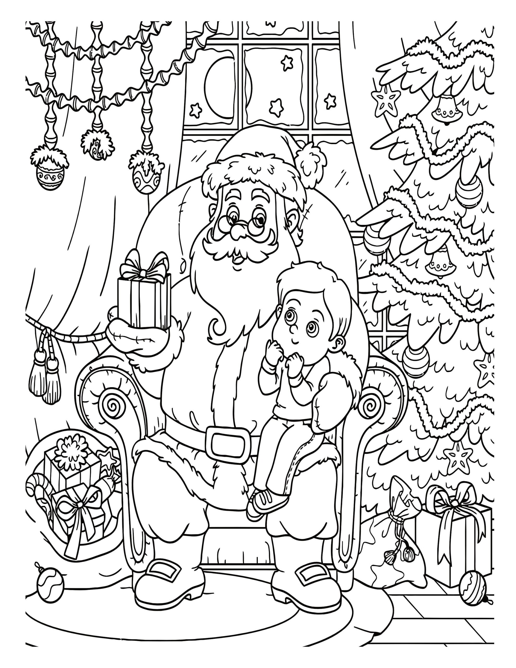 Free Printable Coloring Pages For Kids Christmas