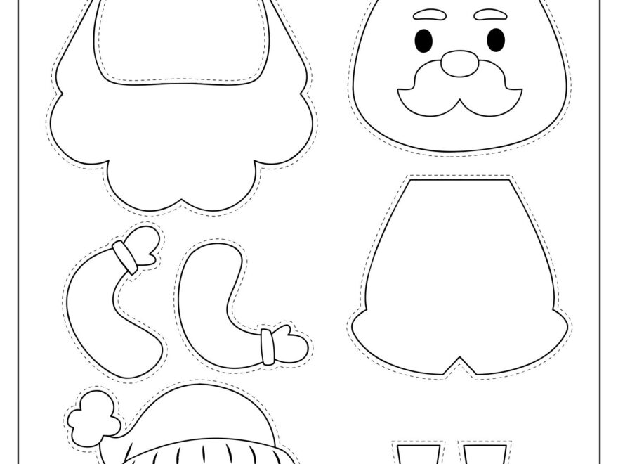 Printable Christmas Craft Templates Printable Free Templates