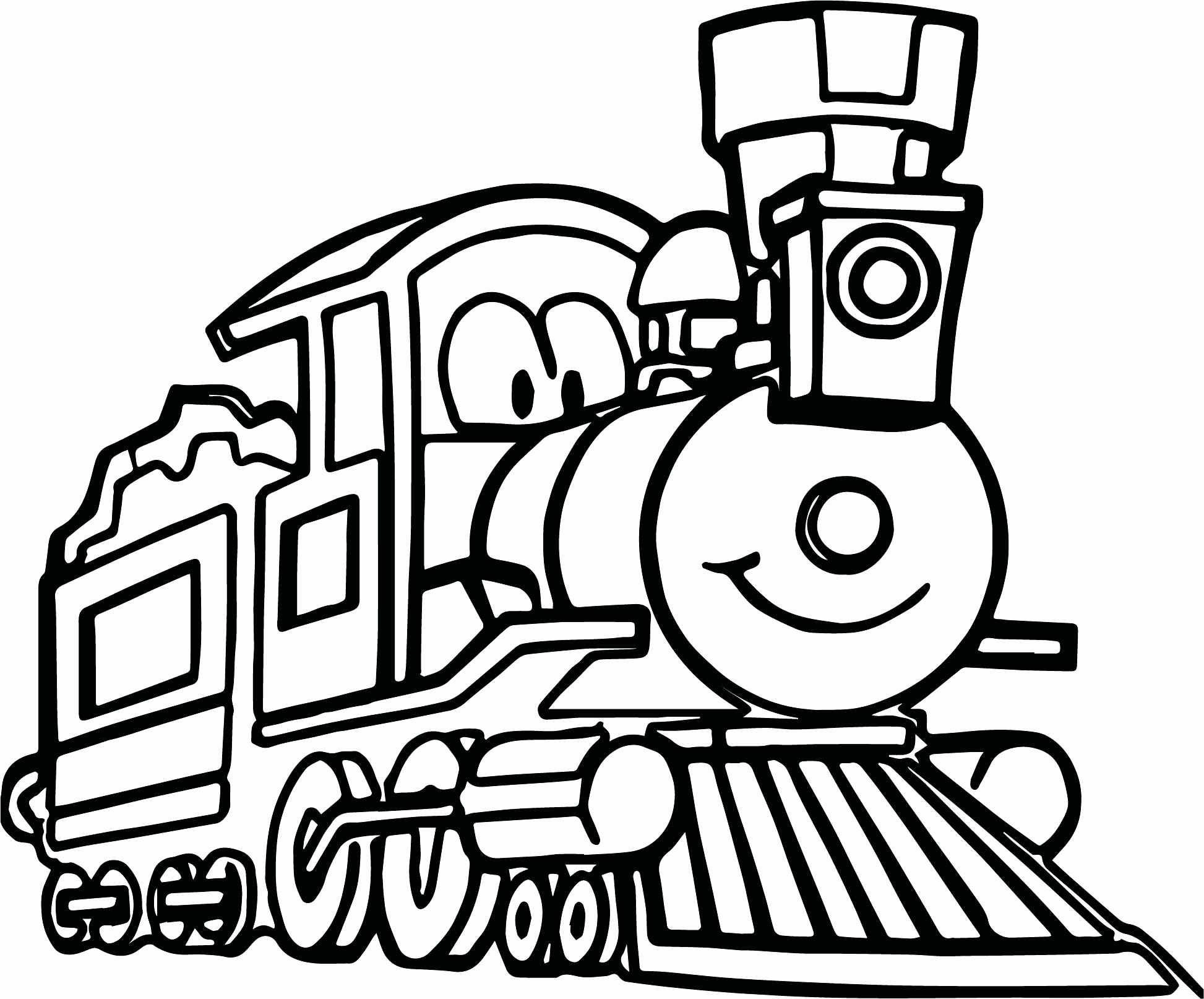Printable Coloring Pages Trains