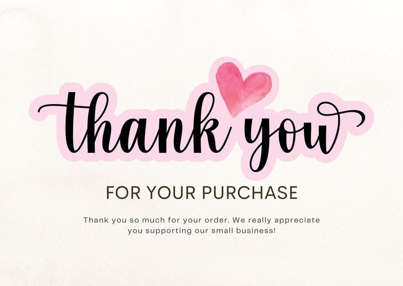 Printable Customizable Thank You Card Templates Canva