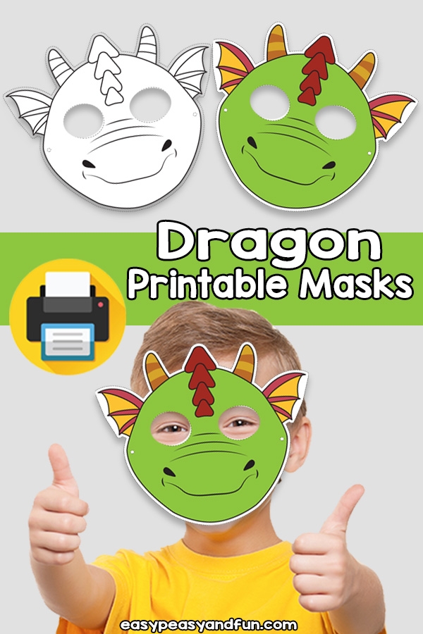 Printable Dragon Mask Template Easy Peasy And Fun Membership