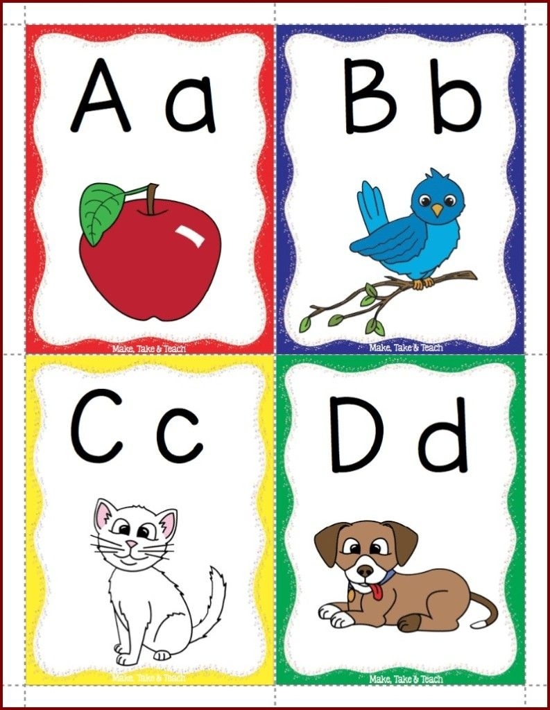 Printable Flash Cards Alphabet On The Following Pages In This 