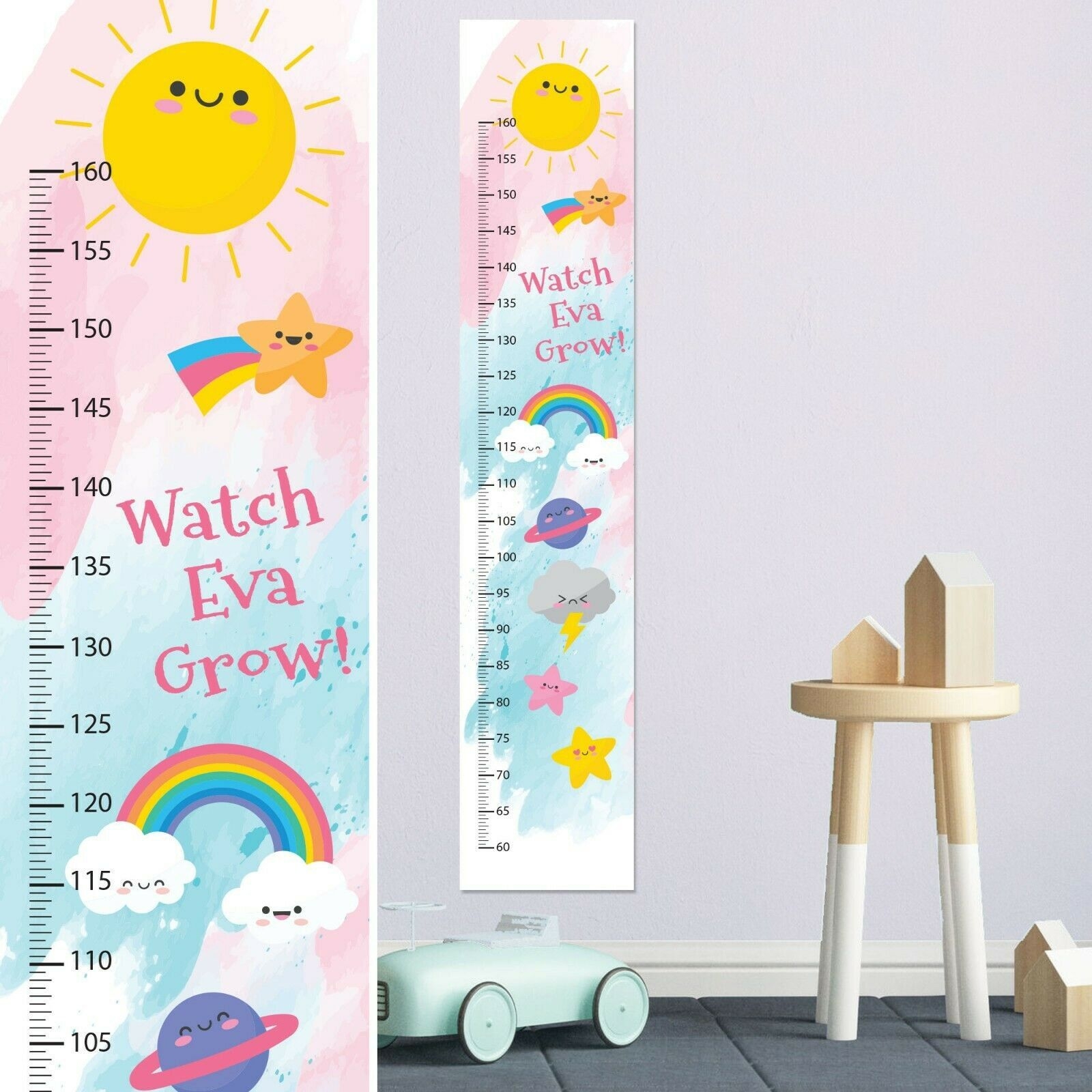 Printable Growth Chart For Wall Free