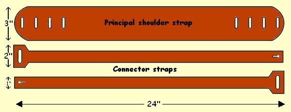 Printable Leather Guitar Strap Pattern