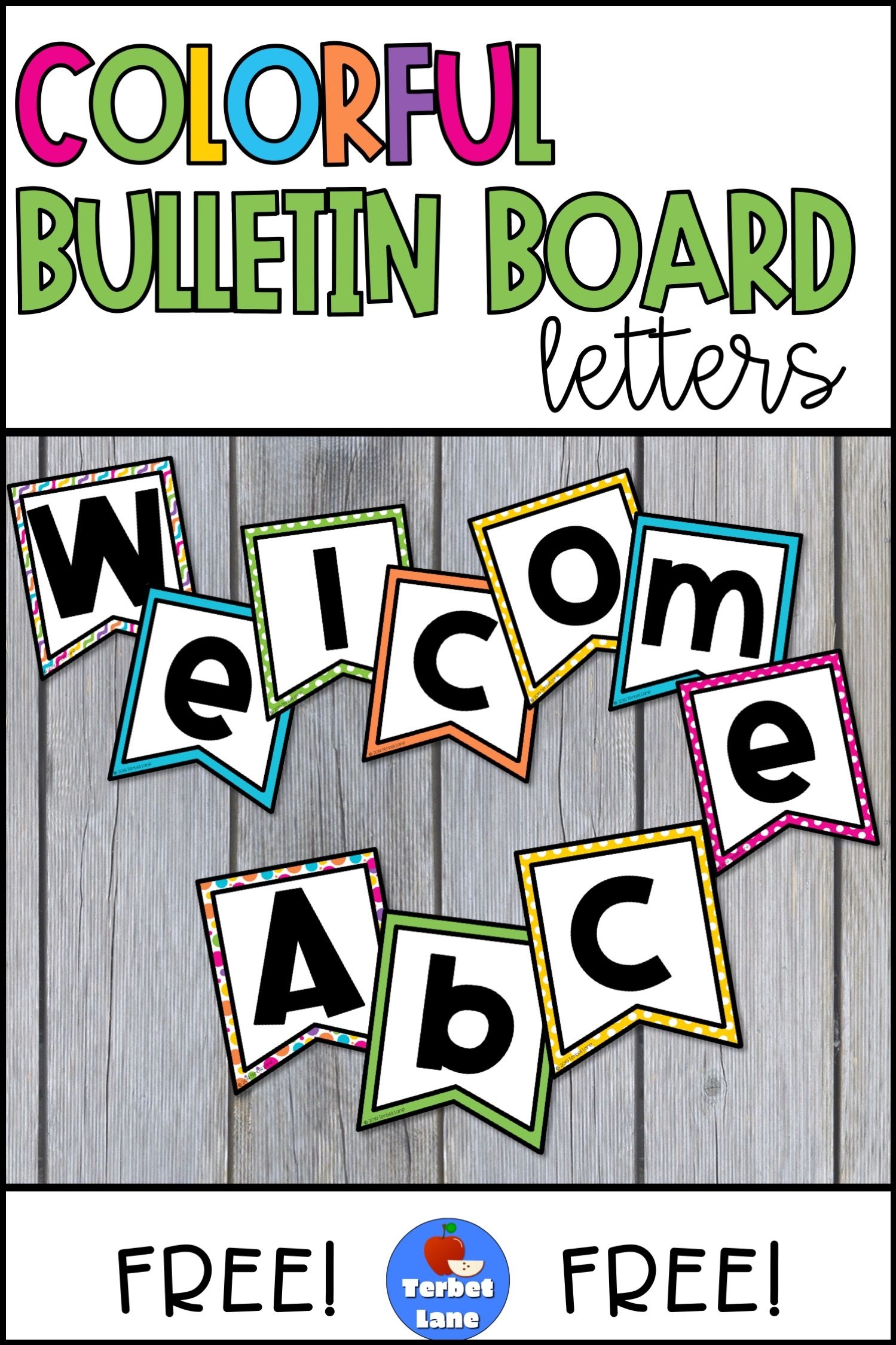 Printable Letters For Bulletin Board