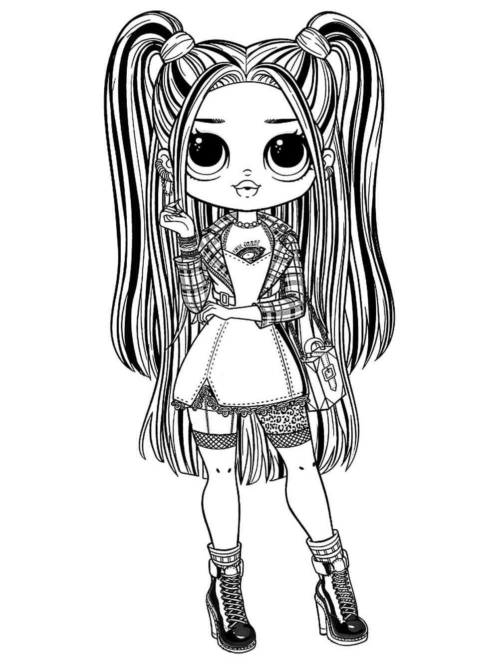 Lol Omg Dolls Printable Coloring Pages