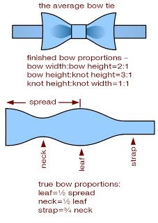 Printable Mens Bow Tie Pattern