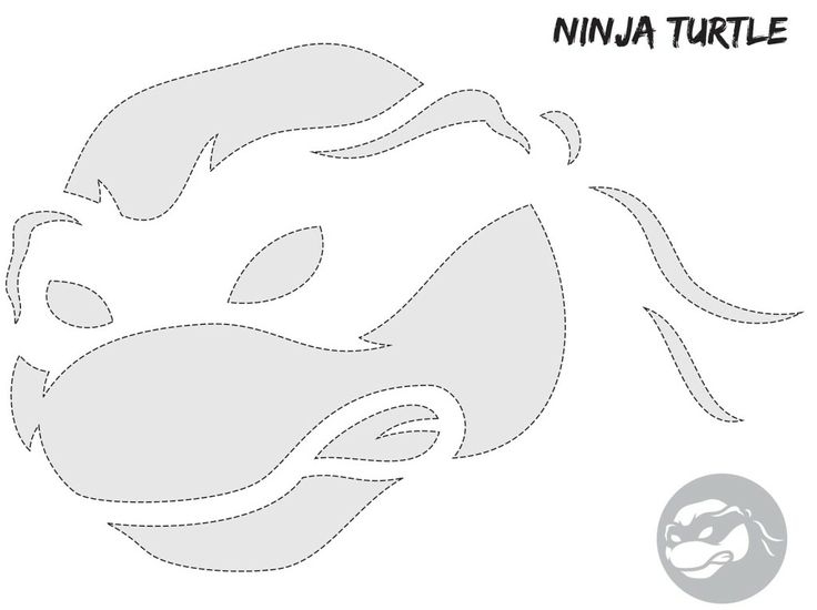 Printable Ninja Turtle Pumpkin Stencil Printable Word Searches