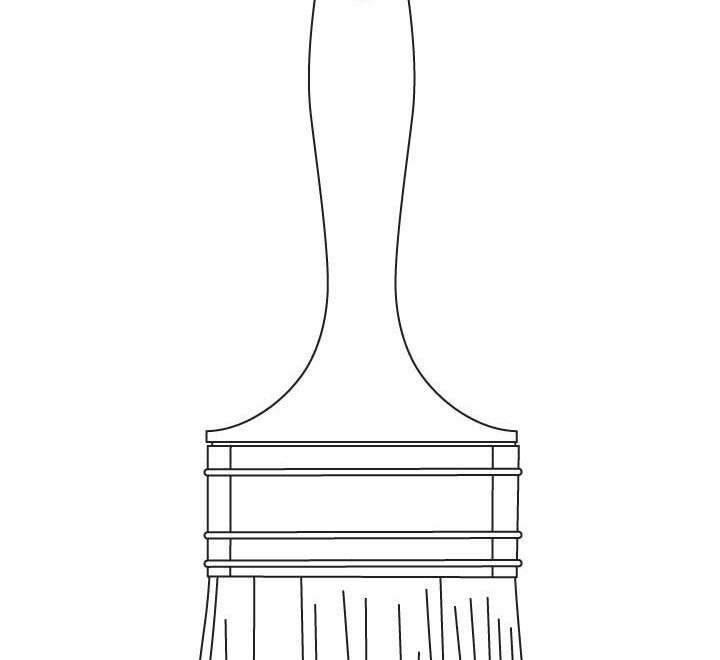 Printable Paint Brush Coloring Page MilagrostuBullock