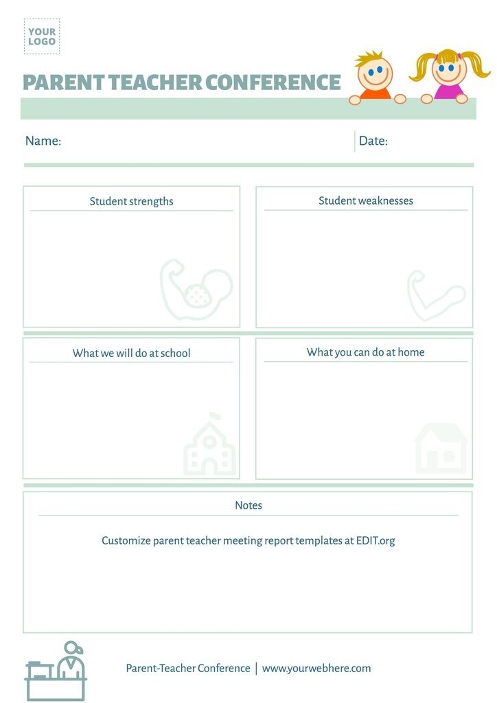 Parent Teacher Conference Form Sign Up Free Printable