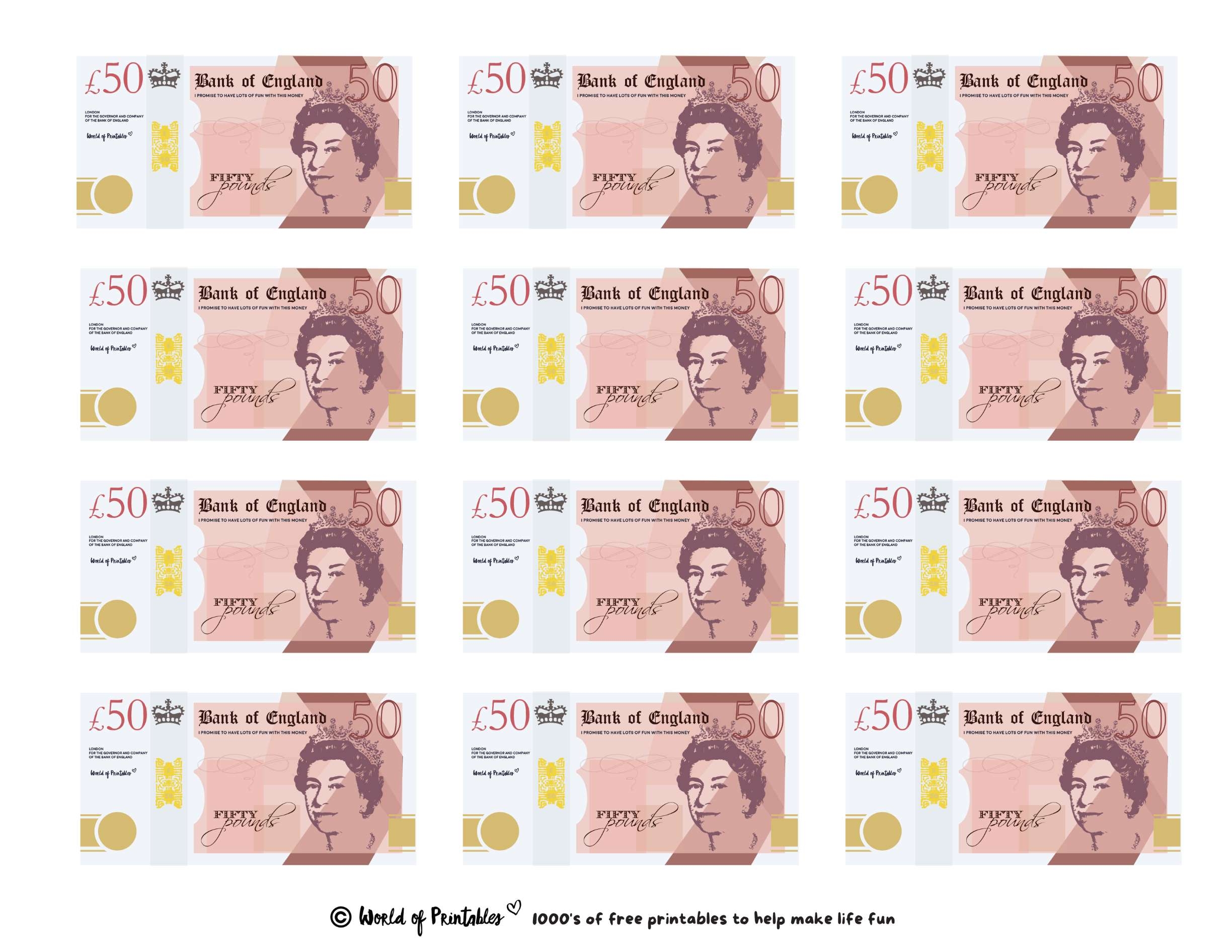 Printable Play Money Play Learn World Of Printables