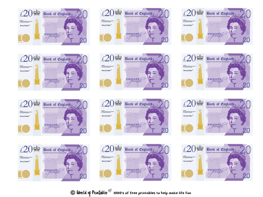Printable Play Money Play Learn World Of Printables