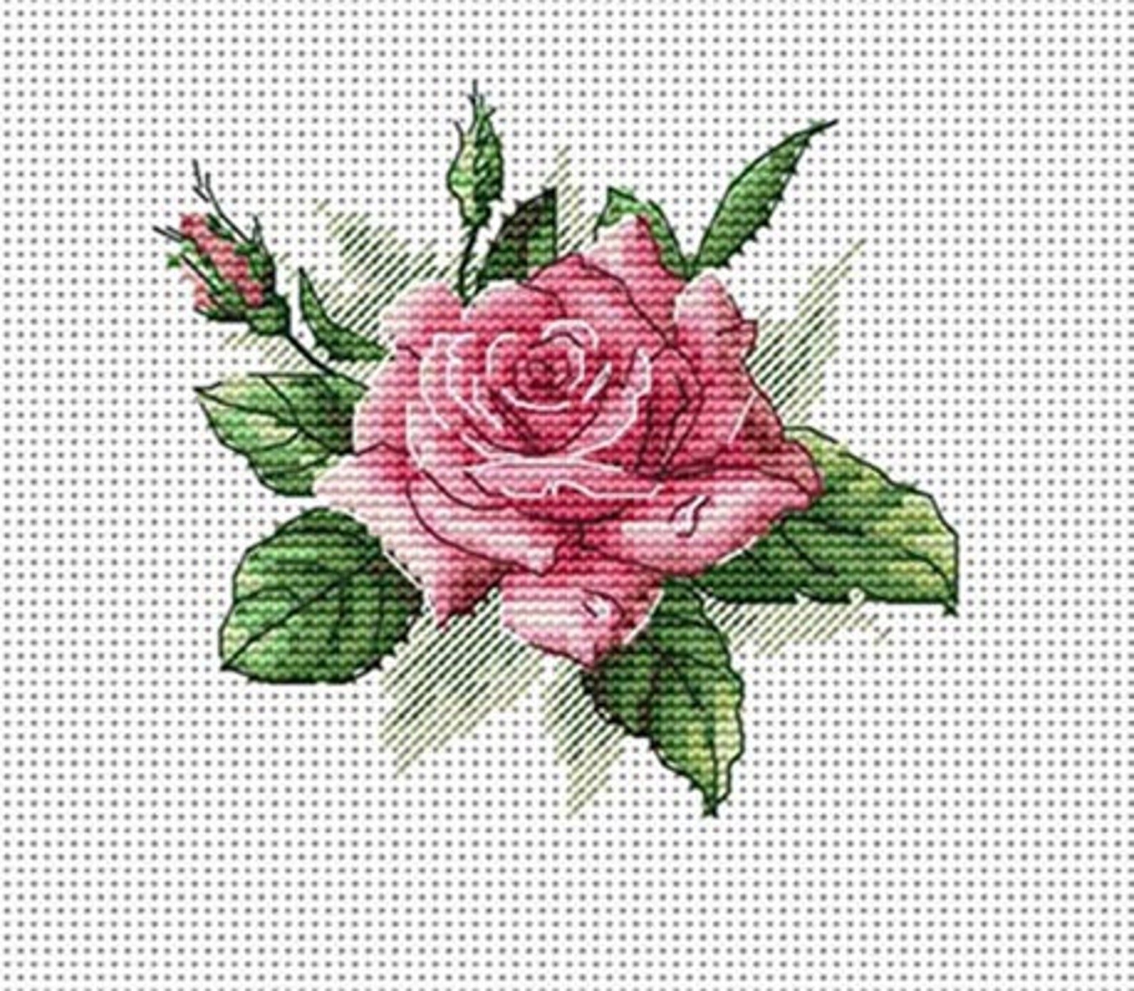 Printable Rose Cross Stitch Pattern Printable Calendars AT A GLANCE