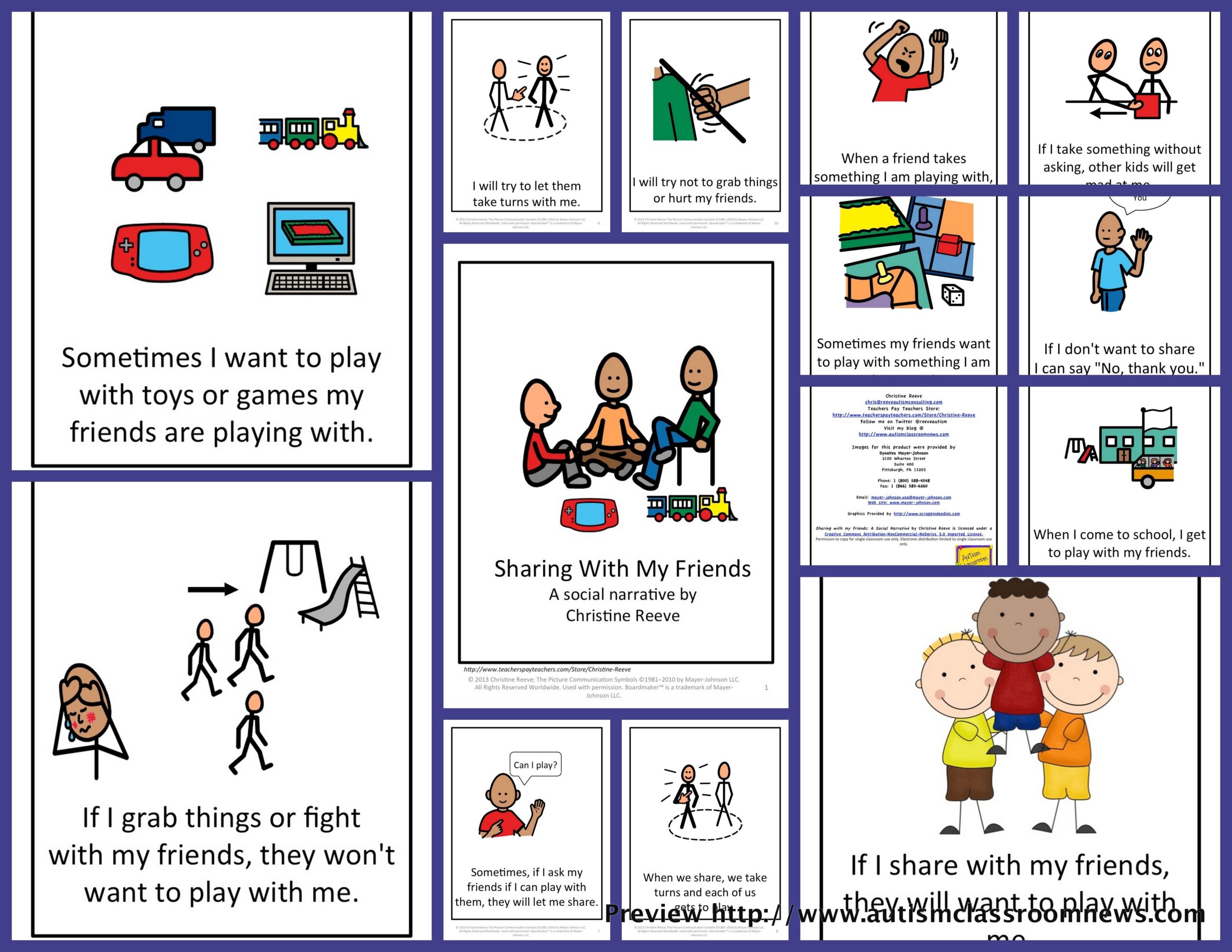 Free Printable Social Story Template