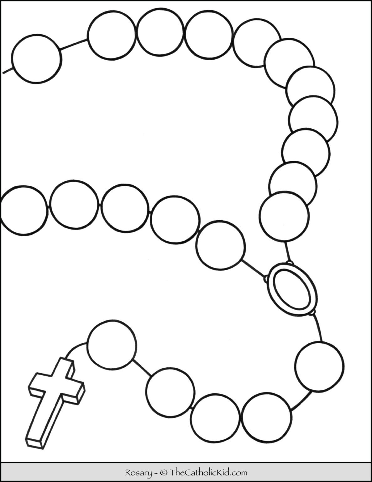 Free Printable Rosary Coloring Book